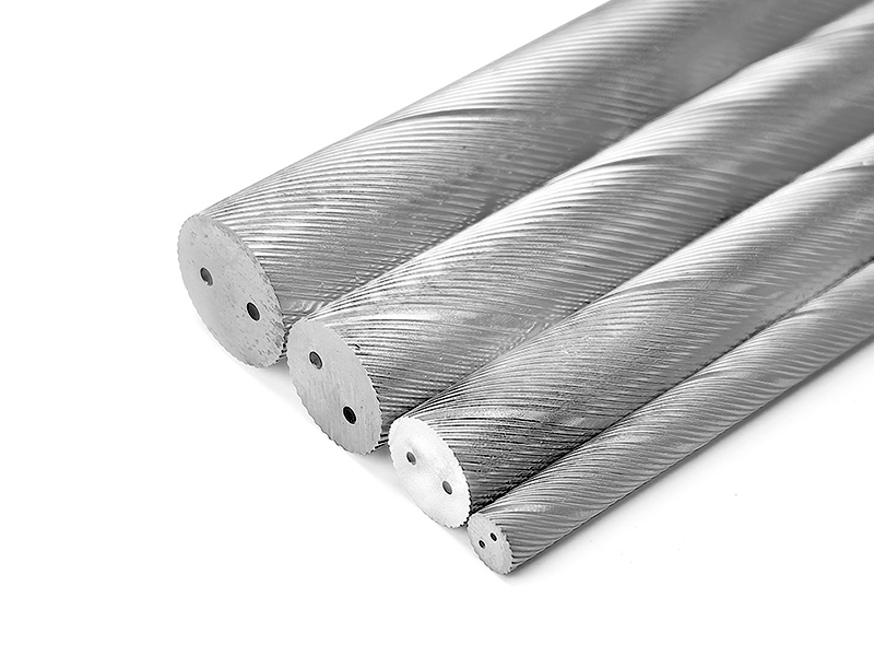 40°双螺旋孔棒材