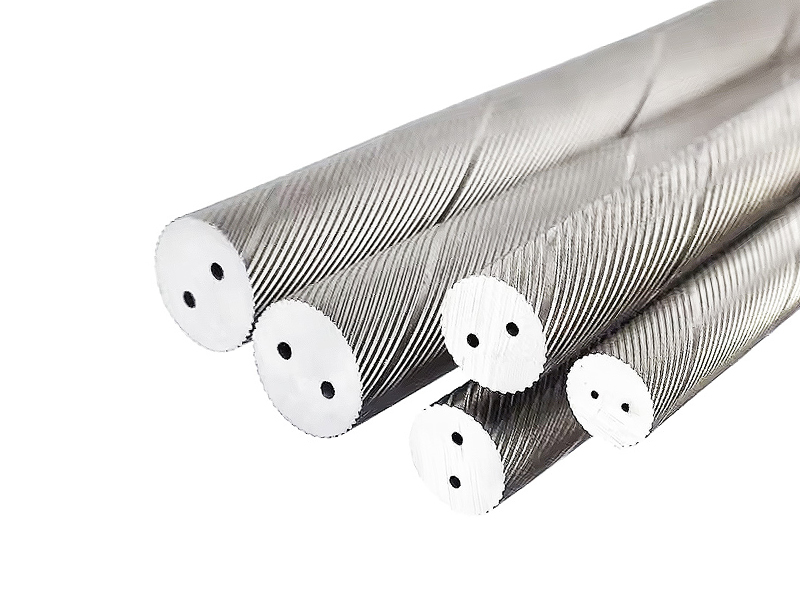 30°双螺旋孔棒材